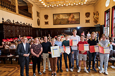 Hier sehen Sie ein Foto der Preisverleihung.