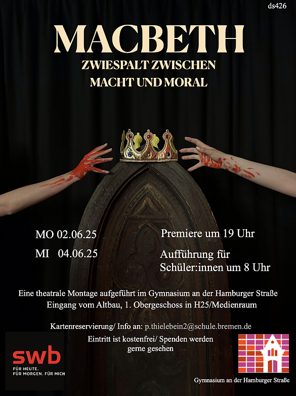 Hier sehen Sie das Plakat der Theateraufführung.