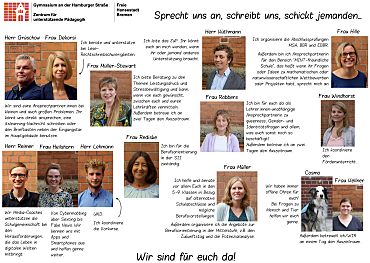 Hier sehen Sie das Team des Zentrums für unterstützende Pädagogik.