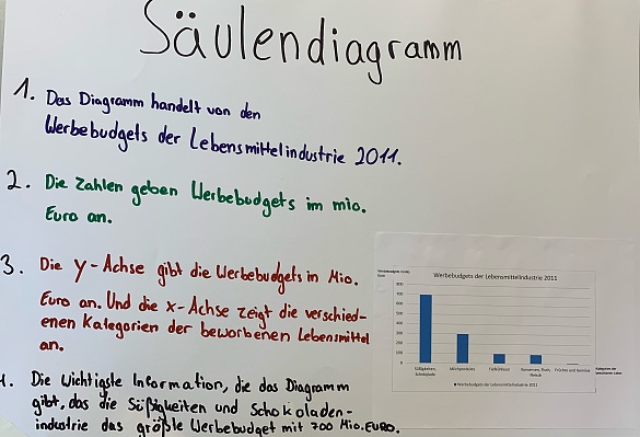 Hier sehen Sie ein Unterrichtsergebnis eines S&auml;ulendiagramms.