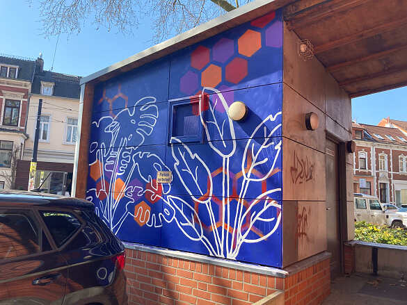 Hier sehen Sie die Street-Art an der Hamburger Str.