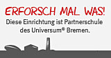 Hier sehen Sie das Logo vom Universum Bremen.